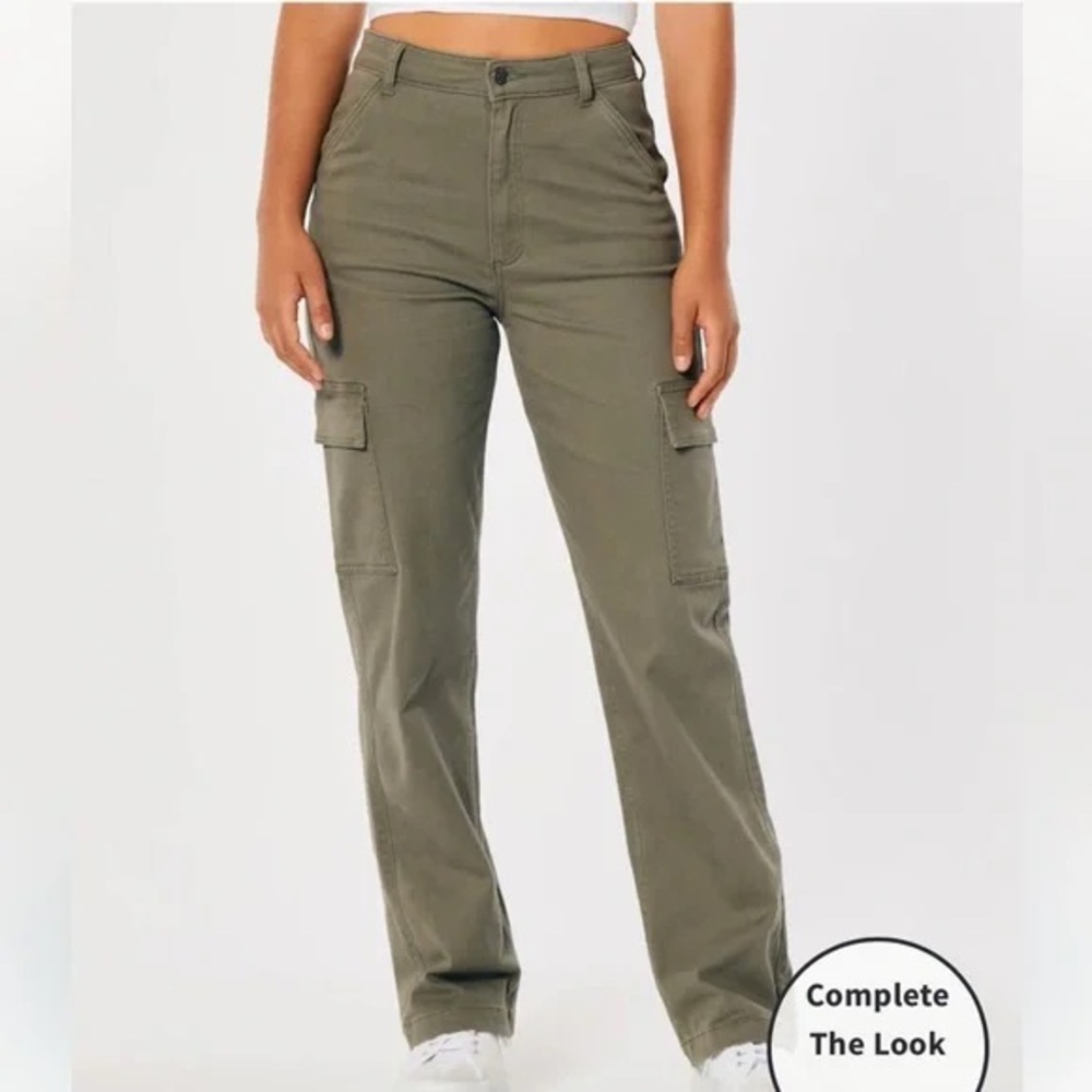 Hollister Co. Olive Green Cargo Pants